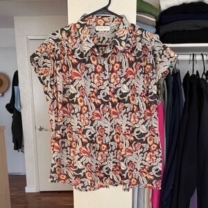 Floral Patterned Woman’s Shirt